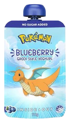 Inside Out Pokémon yoghurt — Blueberry