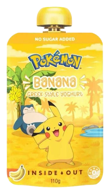 Inside Out Pokémon yoghurt — Banana