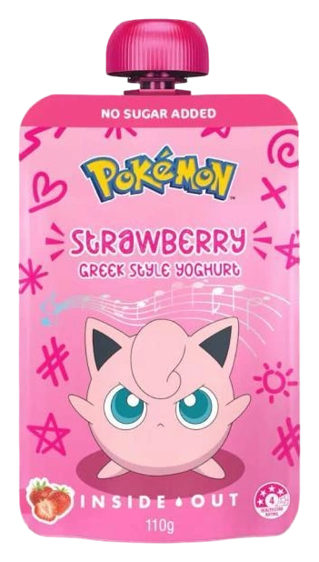 Inside Out Pokémon yoghurt — Strawberry